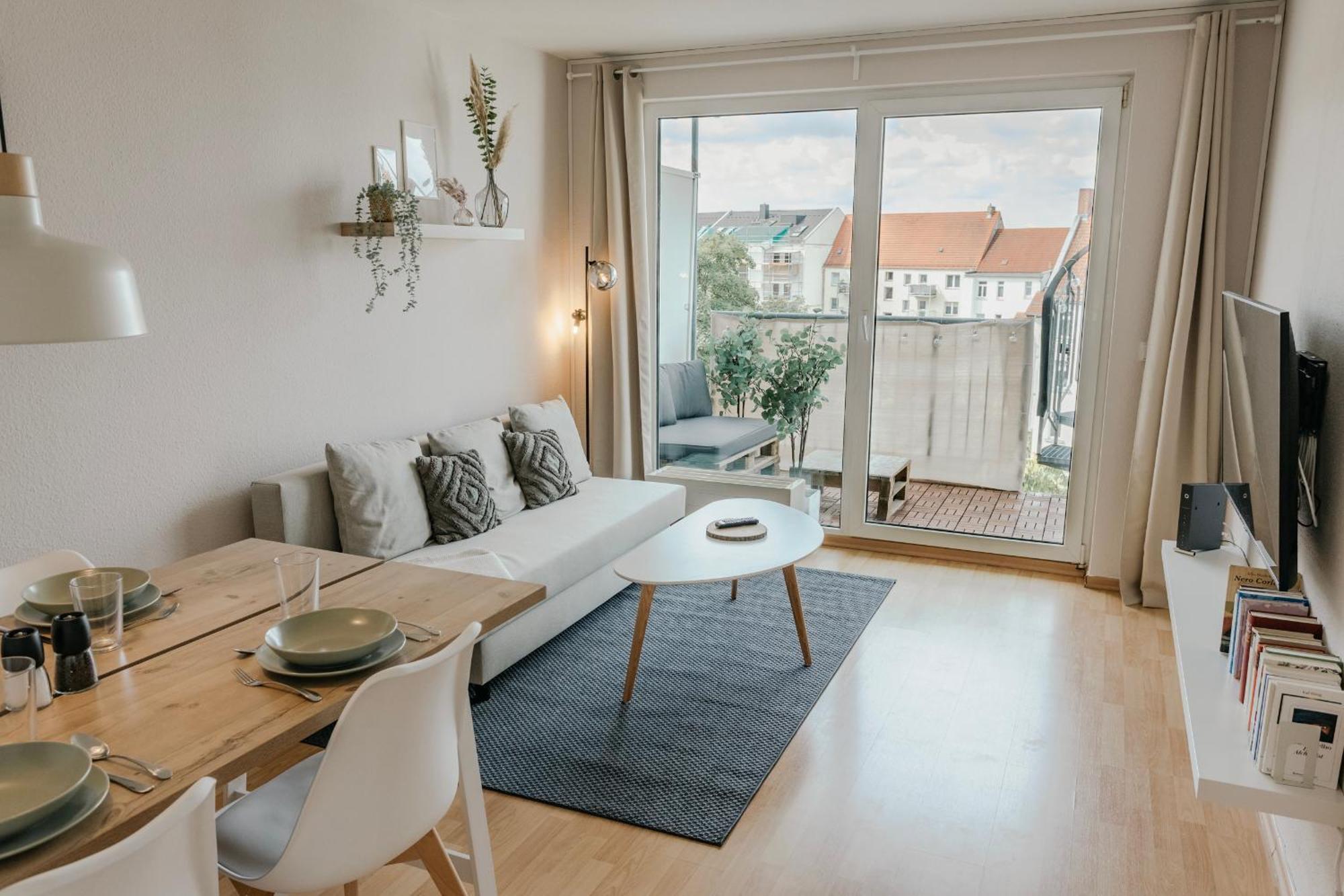 Traber Apartments 1 Sz Zentral Ruhig Balkon Leipzig Bagian luar foto